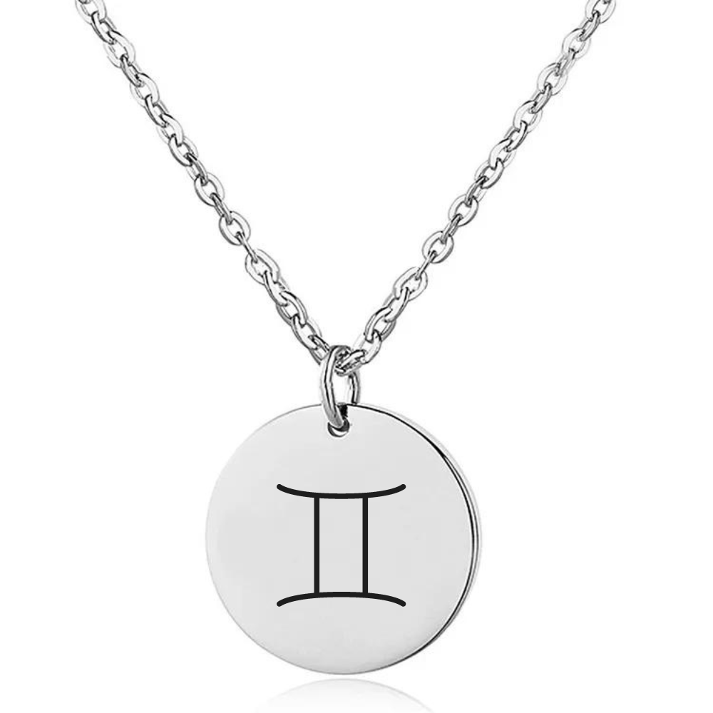 Naszyjnik z Grawerowanym Znakiem Zodiaku