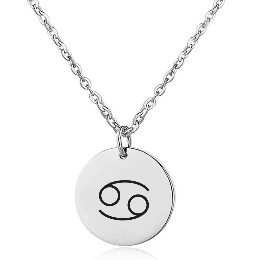 Naszyjnik z Grawerowanym Znakiem Zodiaku