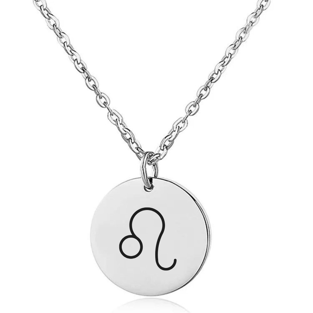 Naszyjnik z Grawerowanym Znakiem Zodiaku