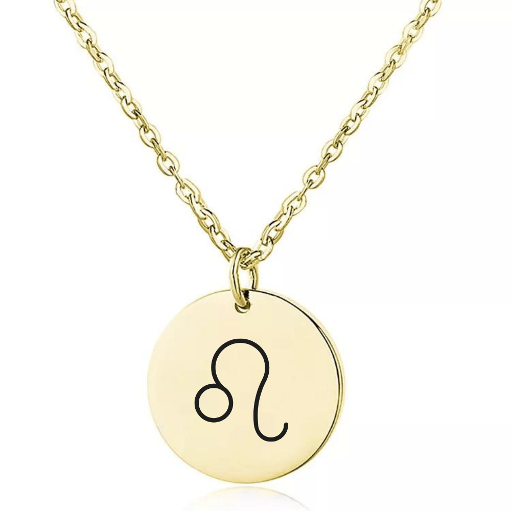 Naszyjnik z Grawerowanym Znakiem Zodiaku