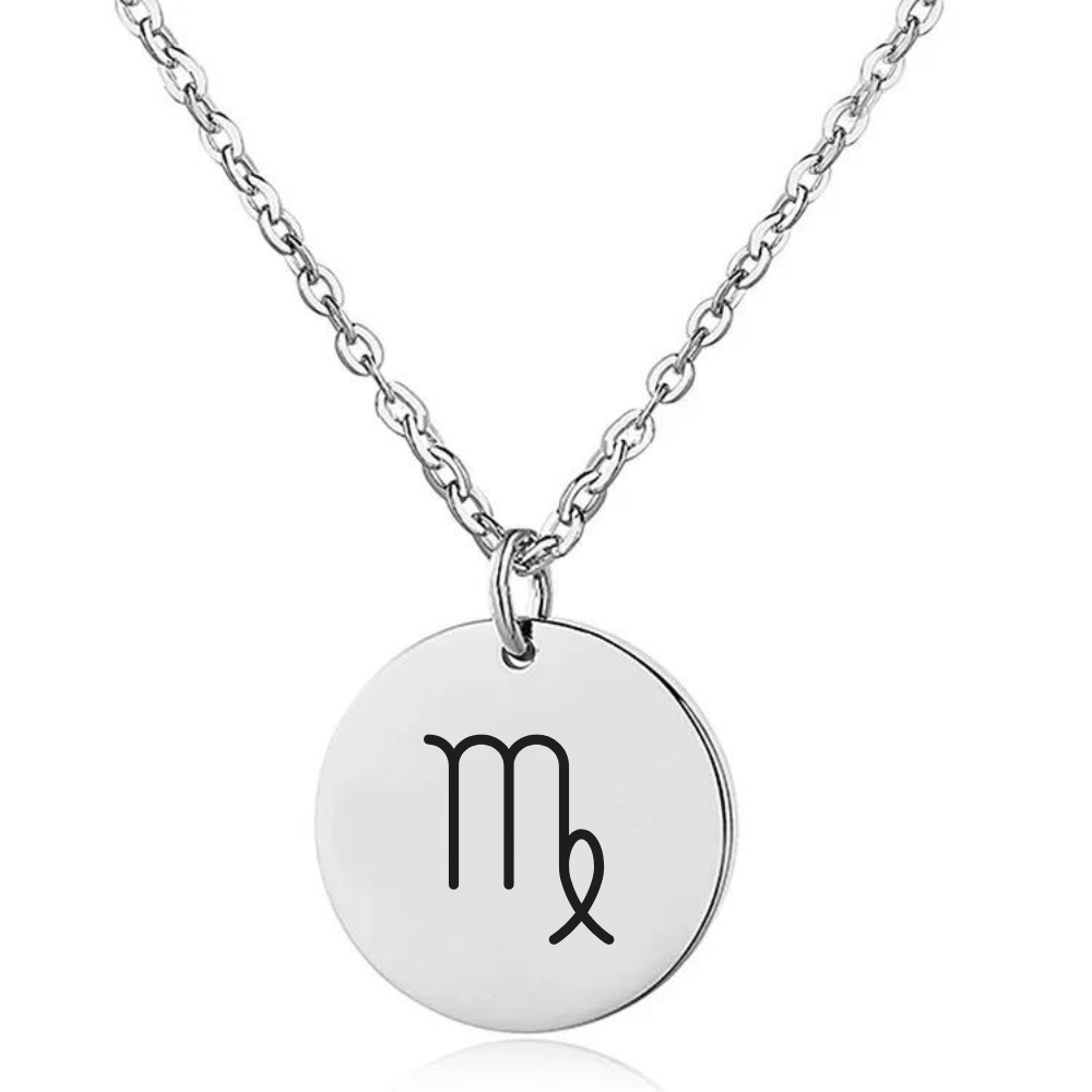 Naszyjnik z Grawerowanym Znakiem Zodiaku