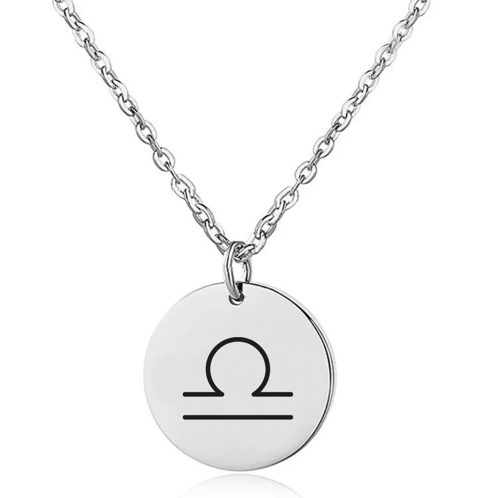 Naszyjnik z Grawerowanym Znakiem Zodiaku