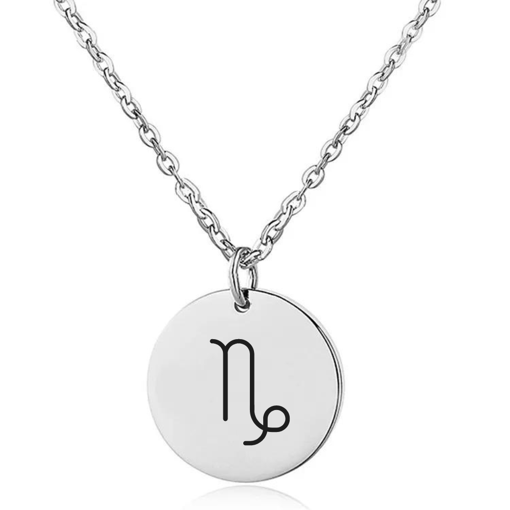 Naszyjnik z Grawerowanym Znakiem Zodiaku