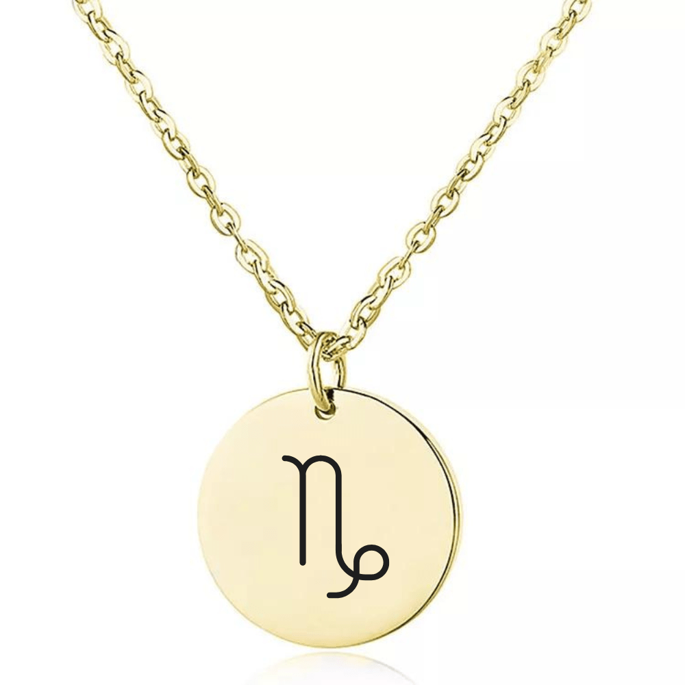 Naszyjnik z Grawerowanym Znakiem Zodiaku