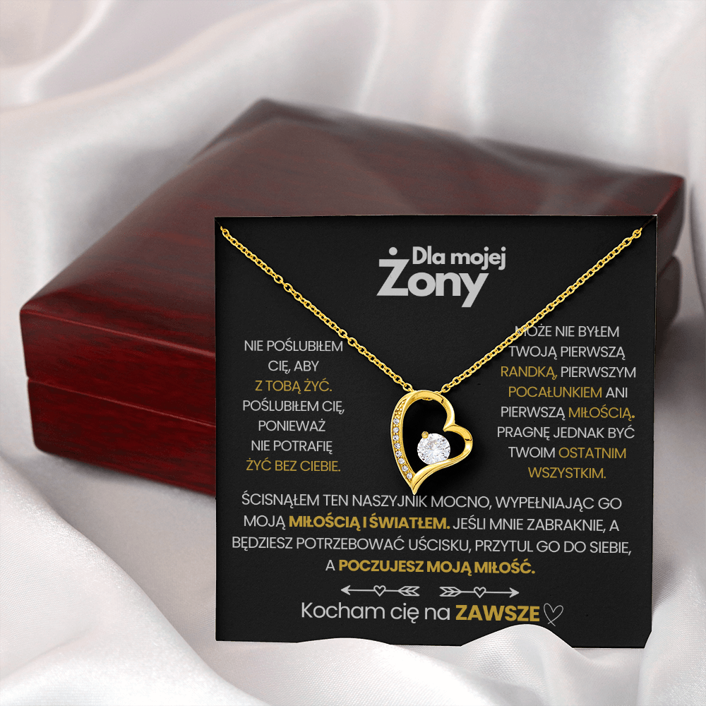 Naszyjnik Serca - Dla Mojej Żony